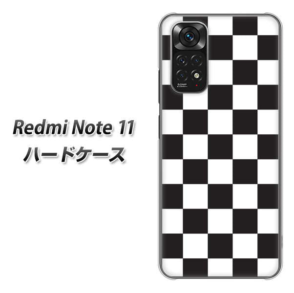 Redmi Note 11 151 フラッグチェック ハードケース 背面印刷