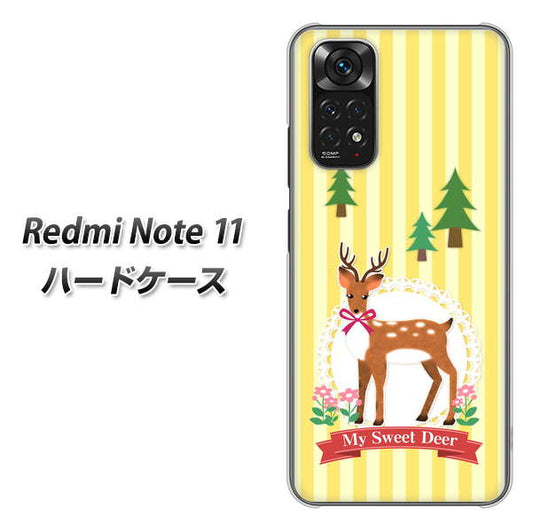 Redmi Note 11 SC826 森の鹿 ハードケース 背面印刷