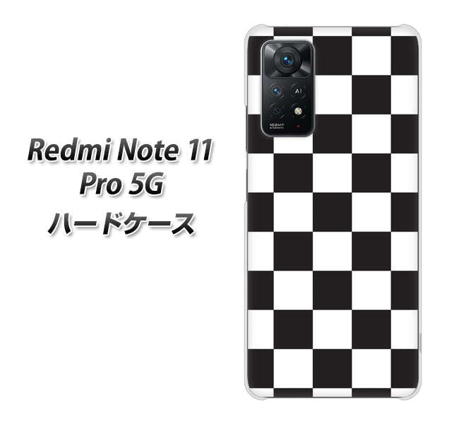 Redmi Note 11 Pro 5G 151 フラッグチェック ハードケース 背面印刷