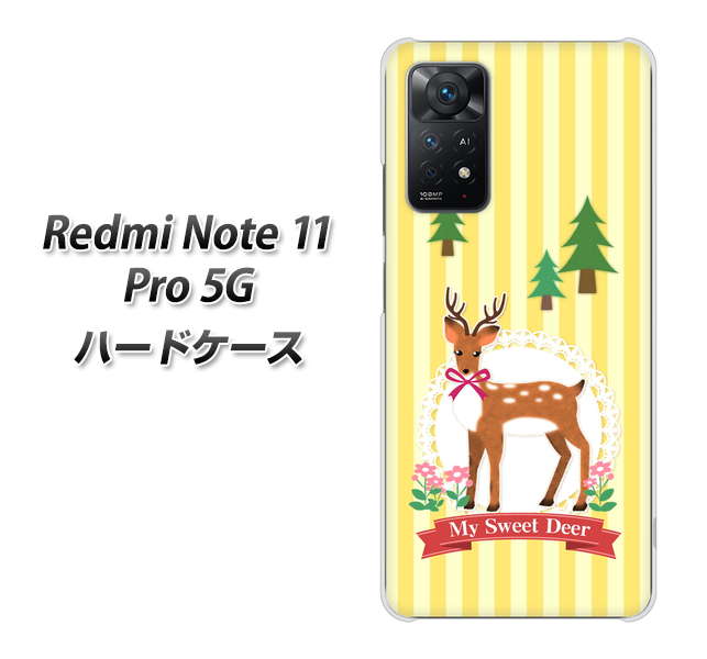 Redmi Note 11 Pro 5G SC826 森の鹿 ハードケース 背面印刷