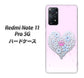 Redmi Note 11 Pro 5G YA958 ハート05 素材クリア ハードケース 背面印刷