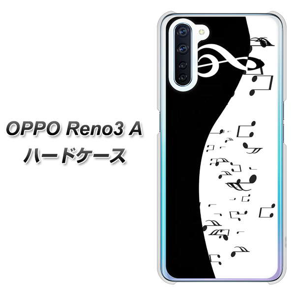 OPPO Reno3 A 114 モノトーンのリズム ハードケース 背面印刷