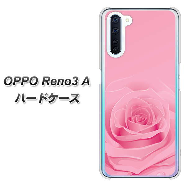 OPPO Reno3 A 401 ピンクのバラ ハードケース 背面印刷