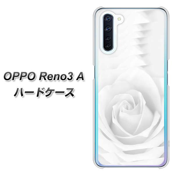 OPPO Reno3 A 402 ホワイトＲｏｓｅ ハードケース 背面印刷