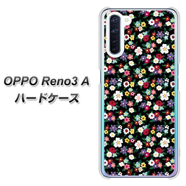 OPPO Reno3 A 778 マイクロリバティプリントBK ハードケース 背面印刷