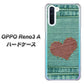 SIMフリー OPPO Reno3 A 高画質仕上げ 背面印刷 ハードケース【1142 デニムとハート】