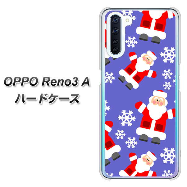 OPPO Reno3 A XA804 Welcomeサンタさん ハードケース 背面印刷