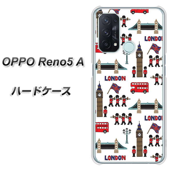 OPPO Reno5 A EK811 ロンドンの街 ハードケース 背面印刷