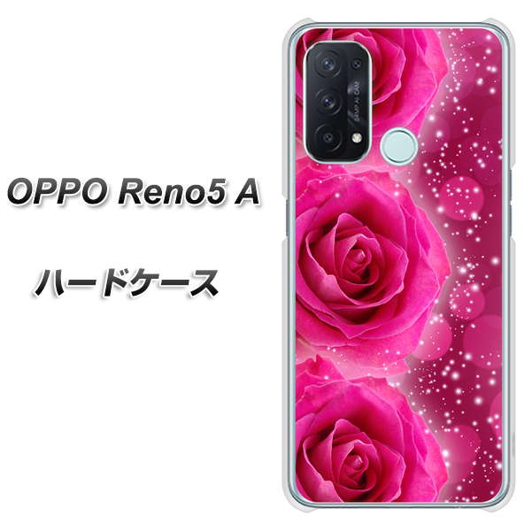 OPPO Reno5 A VA815 3連のバラ ハードケース 背面印刷