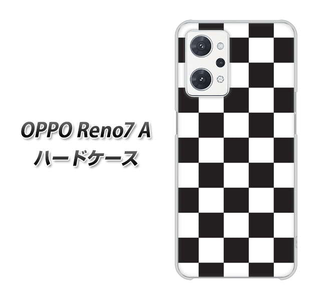 OPPO Reno7 A 151 フラッグチェック ハードケース 背面印刷