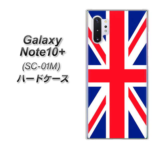 Galaxy Note10+ SC-01M docomo 200 イギリス (ユニオン・ジャック） ハードケース 背面印刷