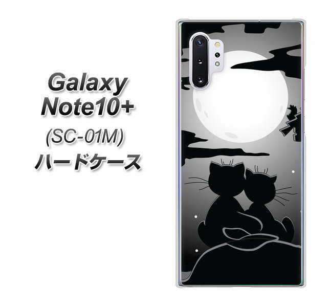 Galaxy Note10+ SC-01M docomo 342 月夜の二人 ハードケース 背面印刷