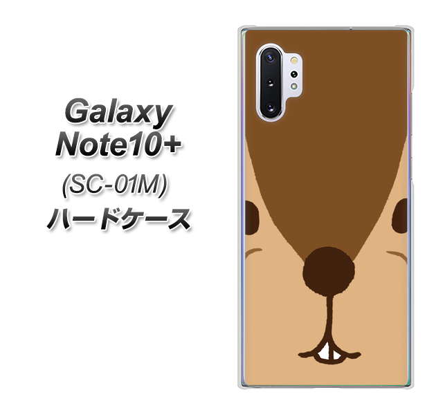 Galaxy Note10+ SC-01M docomo 349 りす ハードケース 背面印刷