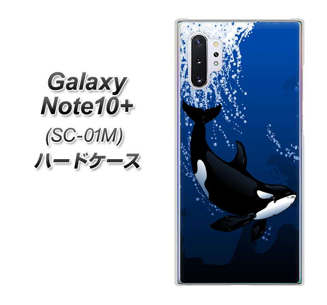 Galaxy Note10+ SC-01M docomo 423 シャチ ハードケース 背面印刷