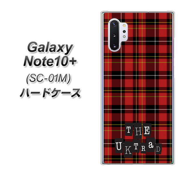 Galaxy Note10+ SC-01M docomo 547 THEチェック ハードケース 背面印刷
