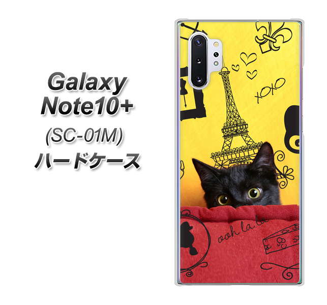 Galaxy Note10+ SC-01M docomo 686 パリの子猫 ハードケース 背面印刷