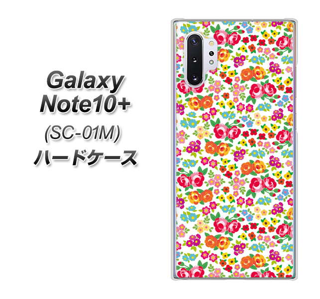 Galaxy Note10+ SC-01M docomo 777 マイクロリバティプリントWH ハードケース 背面印刷