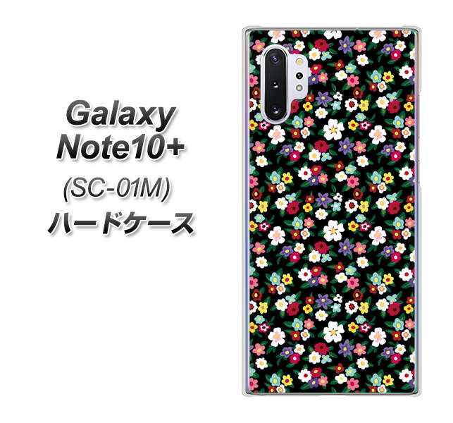 Galaxy Note10+ SC-01M docomo 778 マイクロリバティプリントBK ハードケース 背面印刷