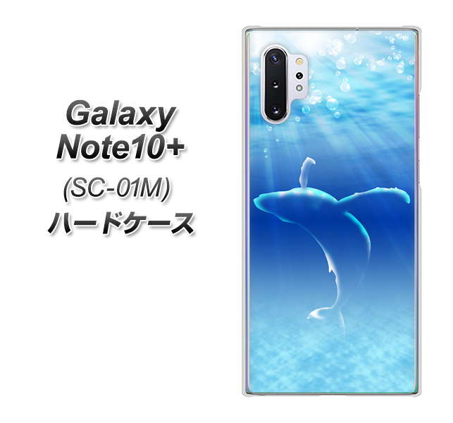 Galaxy Note10+ SC-01M docomo 1047 海の守り神くじら ハードケース 背面印刷