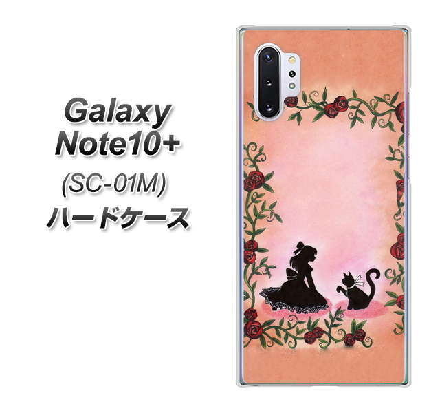 Galaxy Note10+ SC-01M docomo 1096 お姫様とネコ（カラー） ハードケース 背面印刷