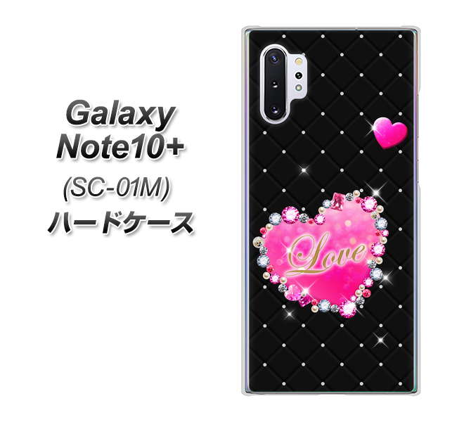 Galaxy Note10+ SC-01M docomo SC823 スワロデコ風プリント ハードケース 背面印刷