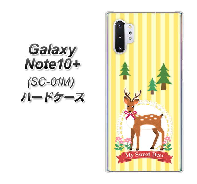Galaxy Note10+ SC-01M docomo SC826 森の鹿 ハードケース 背面印刷