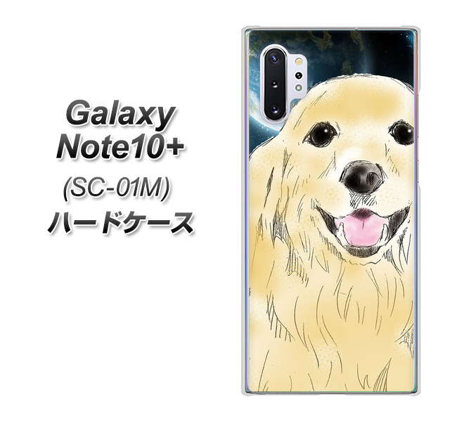 Galaxy Note10+ SC-01M docomo YD826 ゴールデンレトリバー02 ハードケース 背面印刷