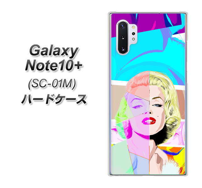 Galaxy Note10+ SC-01M docomo YJ210 マリリンモンローデザイン（C） ハードケース 背面印刷
