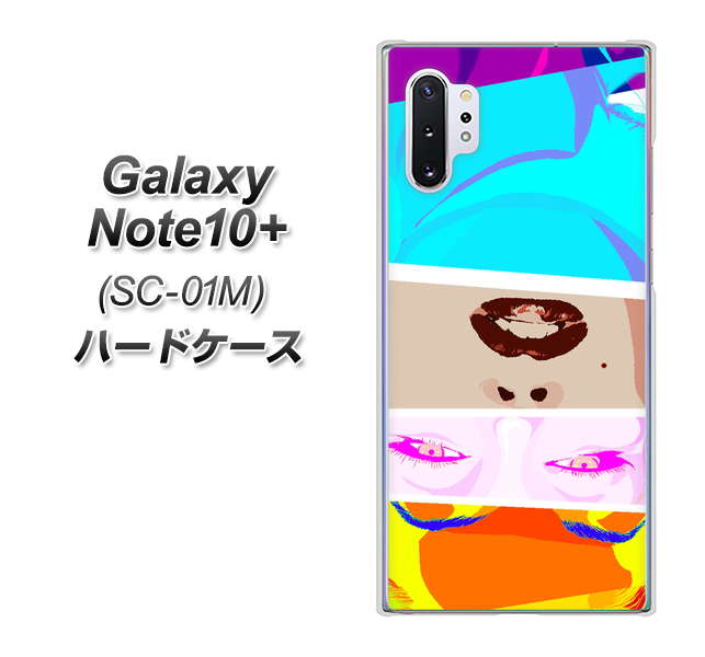 Galaxy Note10+ SC-01M docomo YJ211 マリリンモンローデザイン（D） ハードケース 背面印刷