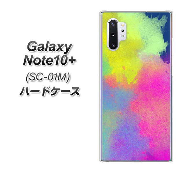 Galaxy Note10+ SC-01M docomo YJ294 デザイン色彩 ハードケース 背面印刷