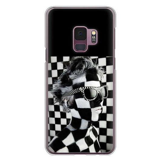 Galaxy S9 SC-02K docomo 357 bk&wh ハードケース 背面印刷