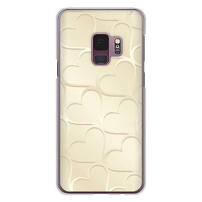 Galaxy S9 SC-02K docomo かくれハート ハードケース 背面印刷