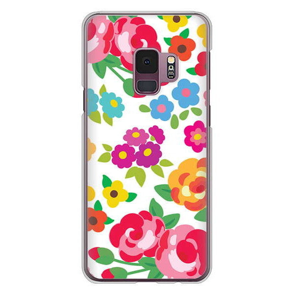 Galaxy S9 SC-02K docomo 776 5月のフラワーガーデン ハードケース 背面印刷
