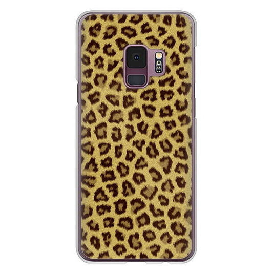 Galaxy S9 SC-02K docomo ヒョウ柄ベーシックS ハードケース 背面印刷
