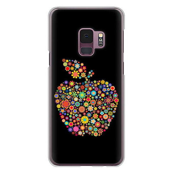 Galaxy S9 SC-02K docomo 1195 カラフルアップル ハードケース 背面印刷