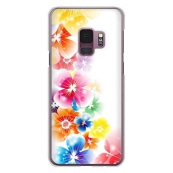 Galaxy S9 SC-02K docomo 1209 光と花 ハードケース 背面印刷