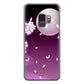 Galaxy S9 SC-02K docomo 1223 紫に染まる月と桜 ハードケース 背面印刷