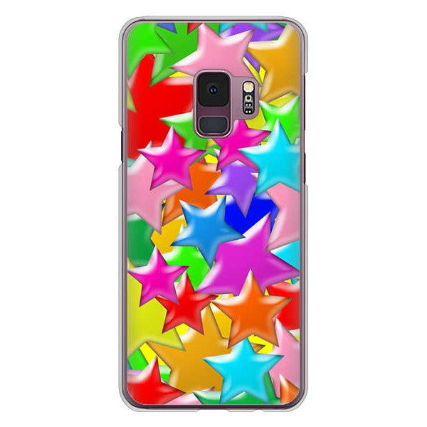 Galaxy S9 SC-02K docomo 1293 ランダムスター ハードケース 背面印刷