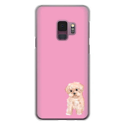 Galaxy S9 SC-02K docomo トイプードルアプリコット ハードケース 背面印刷