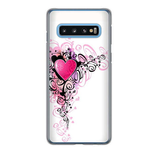 Galaxy S10 SC-03L docomo きらめきハート ハードケース 背面印刷