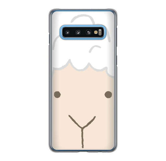 Galaxy S10 SC-03L docomo ドアップアニマル ハードケース 背面印刷