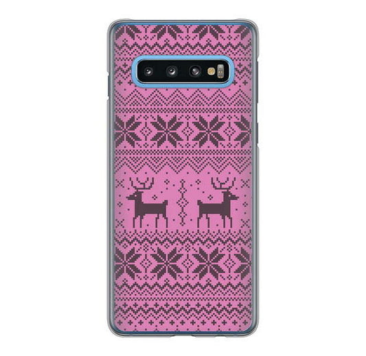 Galaxy S10 SC-03L docomo クリスマス ハードケース 背面印刷