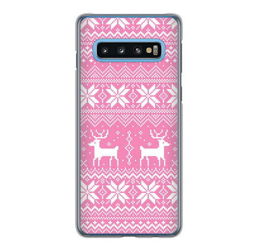 Galaxy S10 SC-03L docomo クリスマス ハードケース 背面印刷