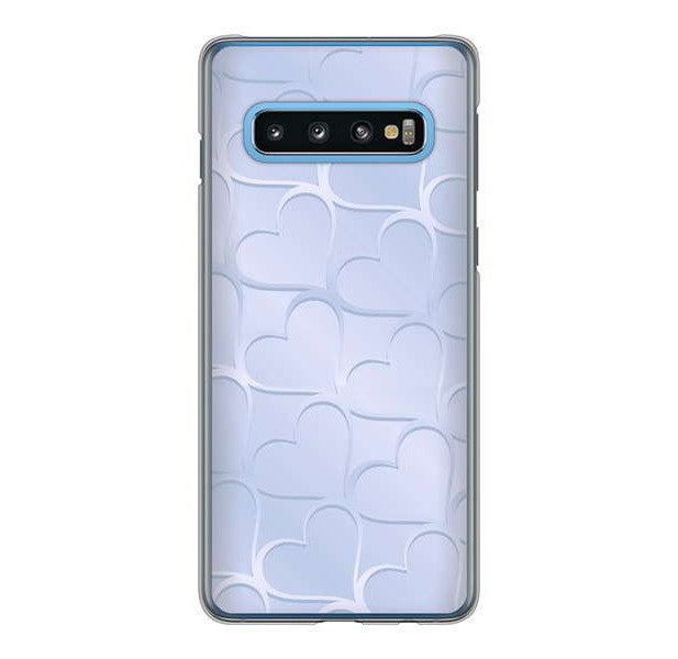 Galaxy S10 SC-03L docomo かくれハート ハードケース 背面印刷