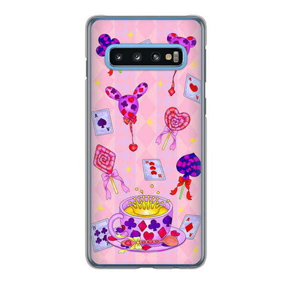 Galaxy S10 SC-03L docomo むかいあぐる トランプティー ハードケース 背面印刷