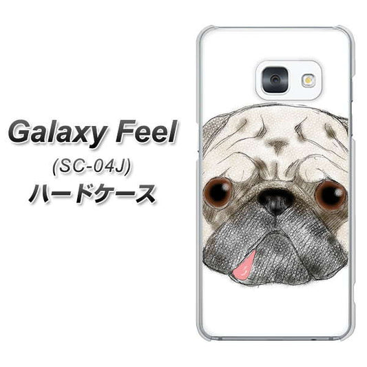 Galaxy Feel SC-04J docomo YD855 パグ01 ハードケース 背面印刷