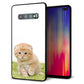 Galaxy S10+ SC-04L docomo 強化ガラス＆TPUスマホケース ガラプリ【VA802 ネコこっそり】