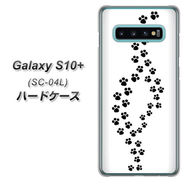 Galaxy S10+ SC-04L docomo 066 あしあと ハードケース 背面印刷
