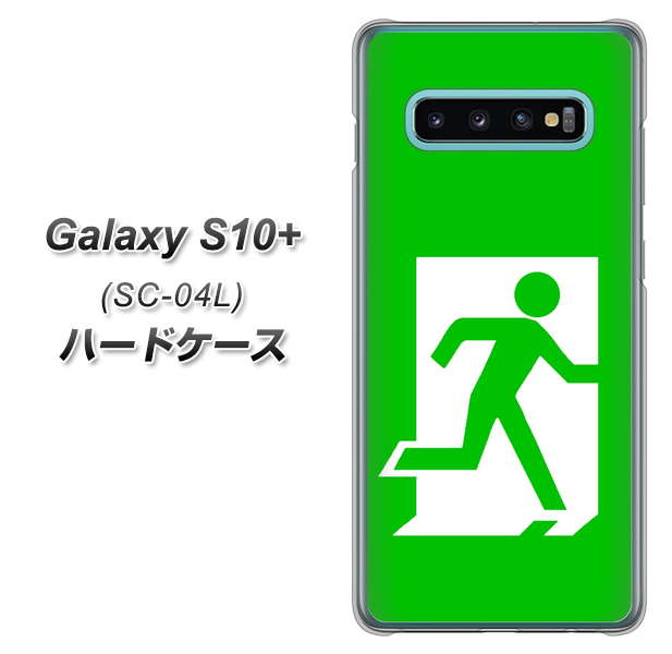 Galaxy S10+ SC-04L docomo 163 非常口 ハードケース 背面印刷