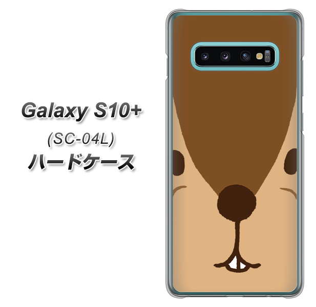 Galaxy S10+ SC-04L docomo 349 りす ハードケース 背面印刷